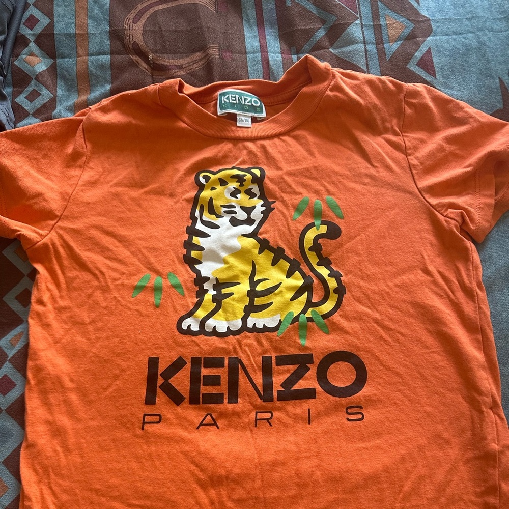 100% authentic-Kenzo kids shirt 5-6y